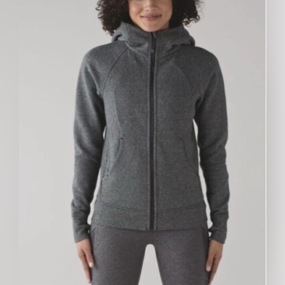 lululemon athletica Charcoal Full-Zip Hoodie
